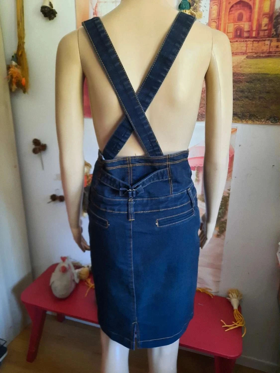 🥀 Brand new women's denim skirt Size 38. JUST F. – photo 3